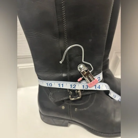 Eric Michael Black Leather Riding Boots Women’s Size 40 (Approx. Fits US 8–8.5). - Picture 11 of 16